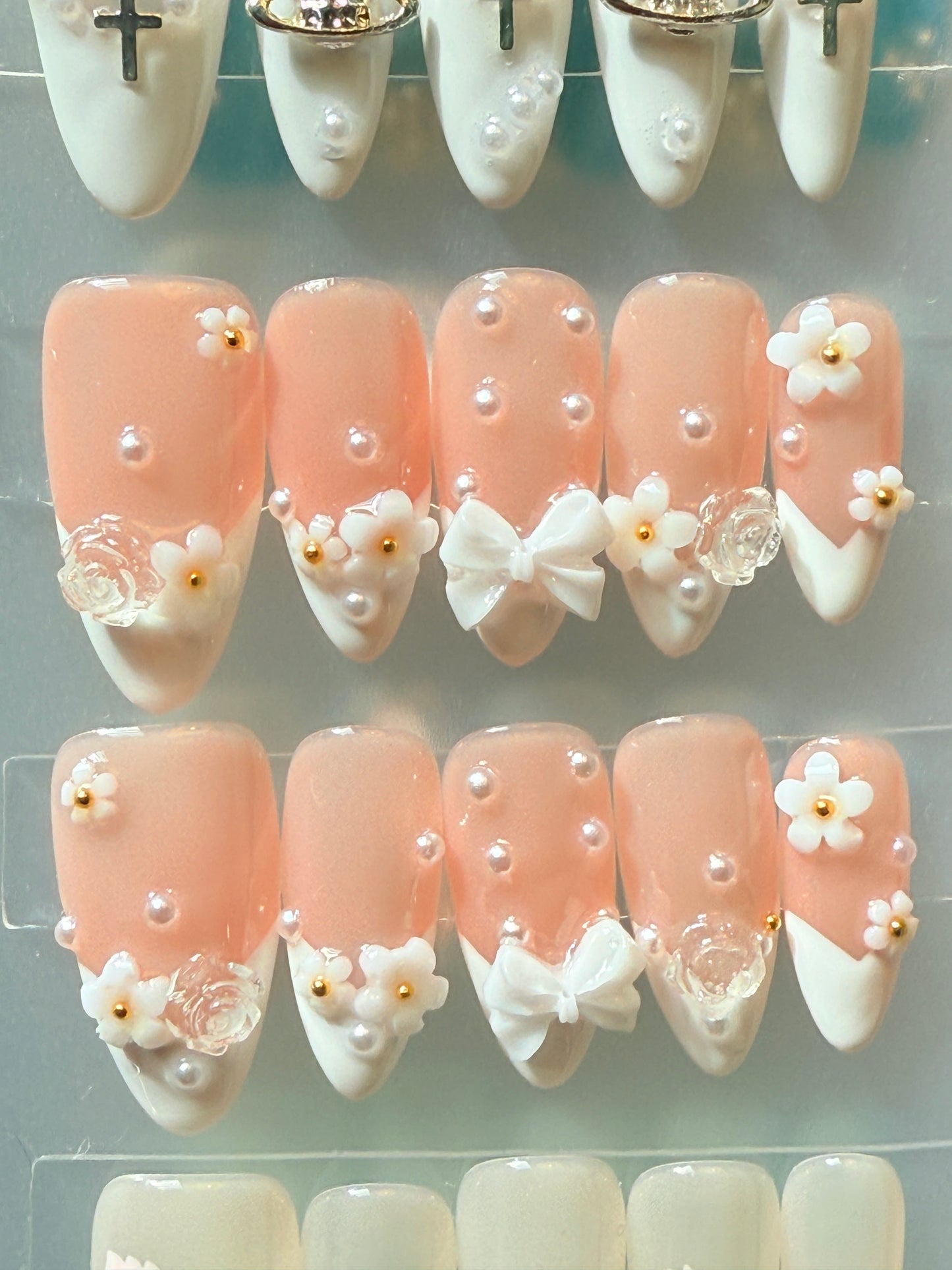 French tip+ 🌸