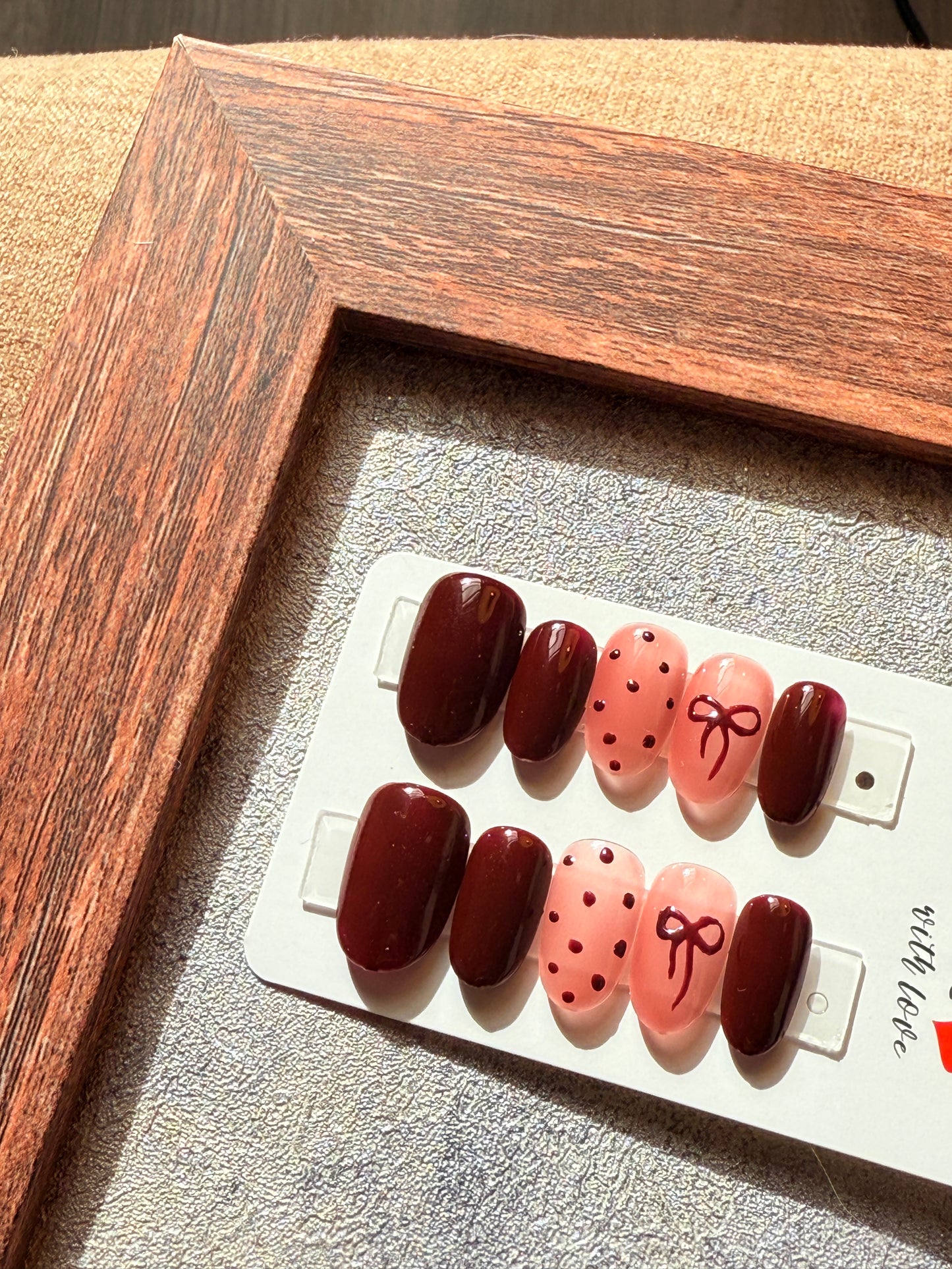Burgundy Ribbon