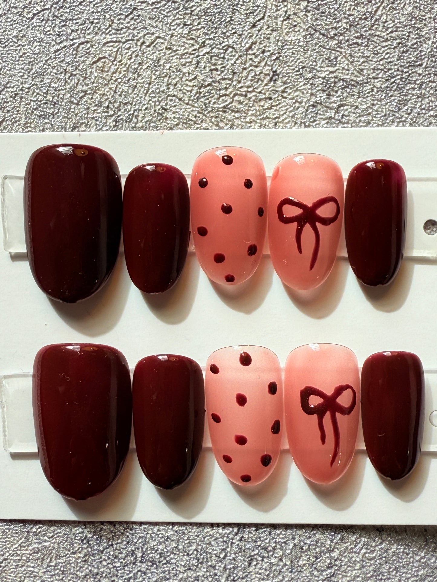 Burgundy Ribbon