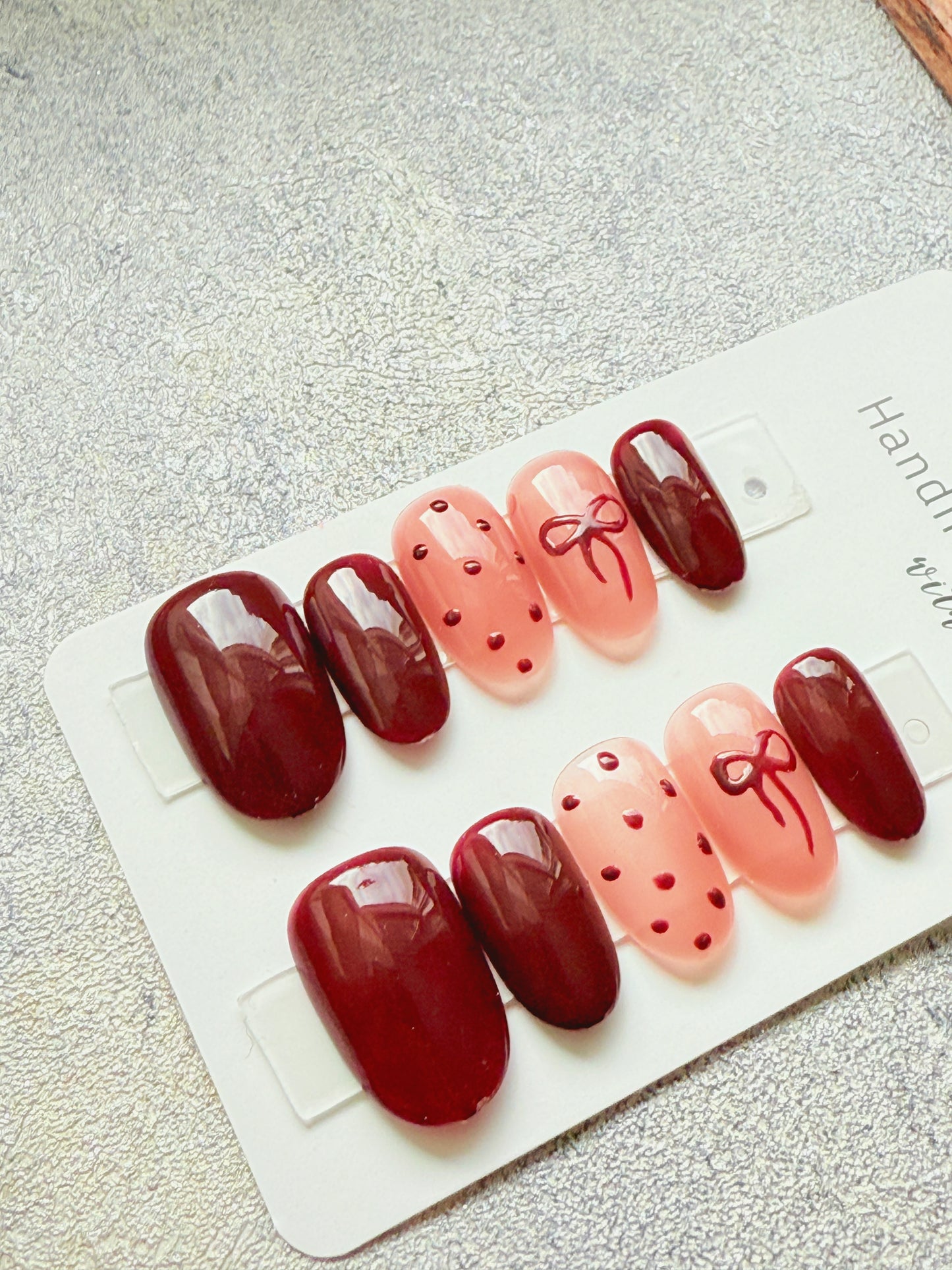 Burgundy Ribbon