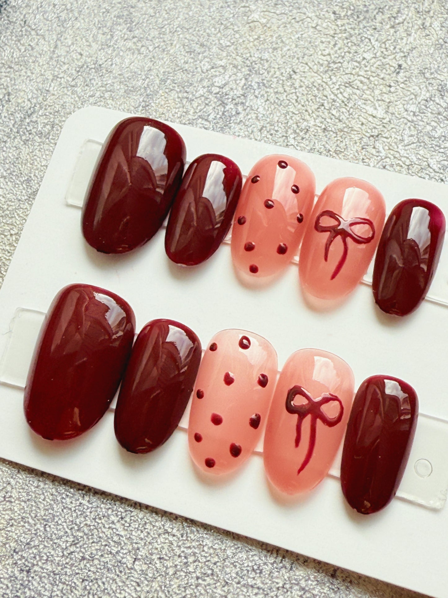 Burgundy Ribbon