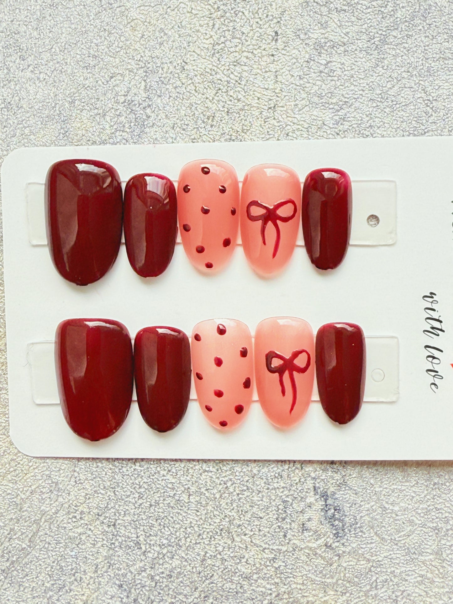 Burgundy Ribbon