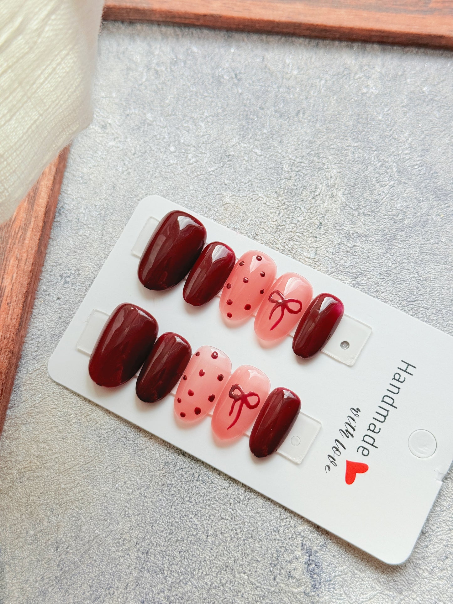 Burgundy Ribbon