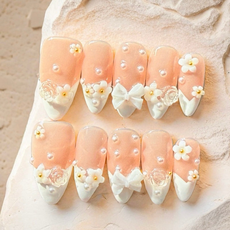 French tip+ 🌸